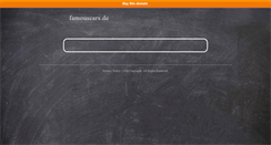 Desktop Screenshot of famouscars.de